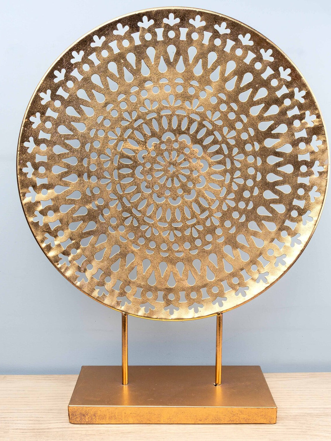 Vintage Hollowed Out Ornament, Gold, Large