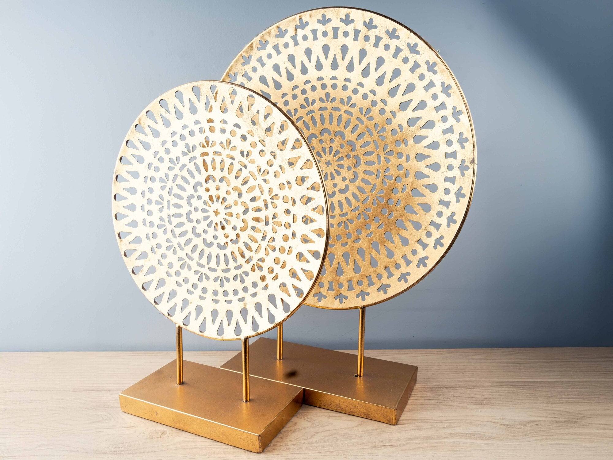 Vintage Hollowed Out Ornament, Gold, Large