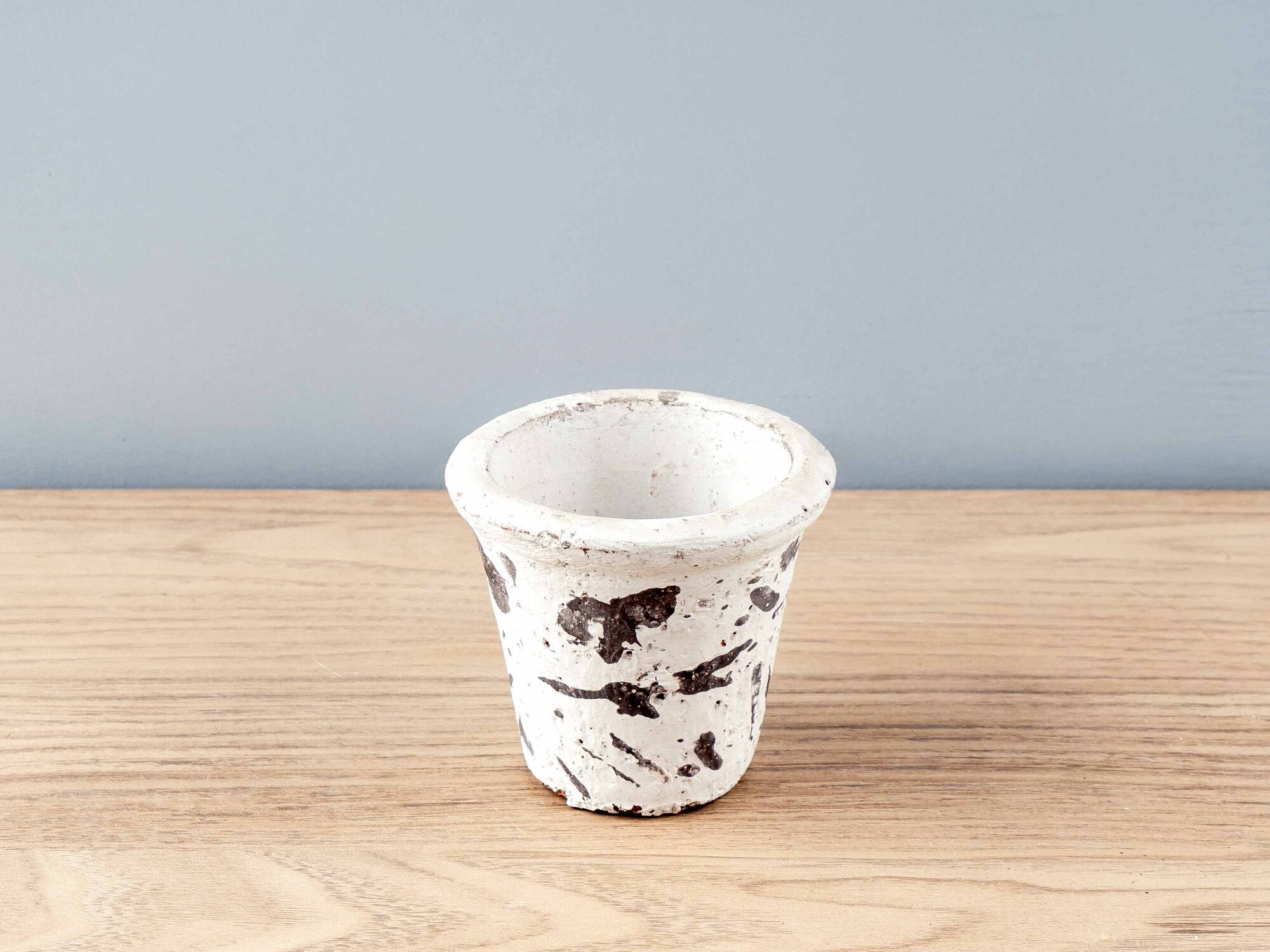 Clay Pot, Distressed Finish, 4 Styles, Holds 3" Pot (Each One Will Vary)