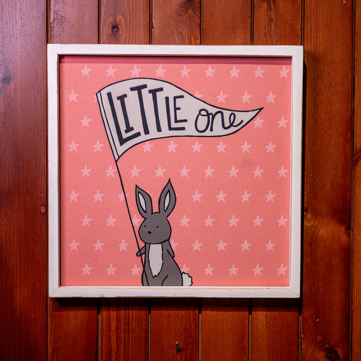 Emily Wood Framed Wall Décor "Little One" ©
