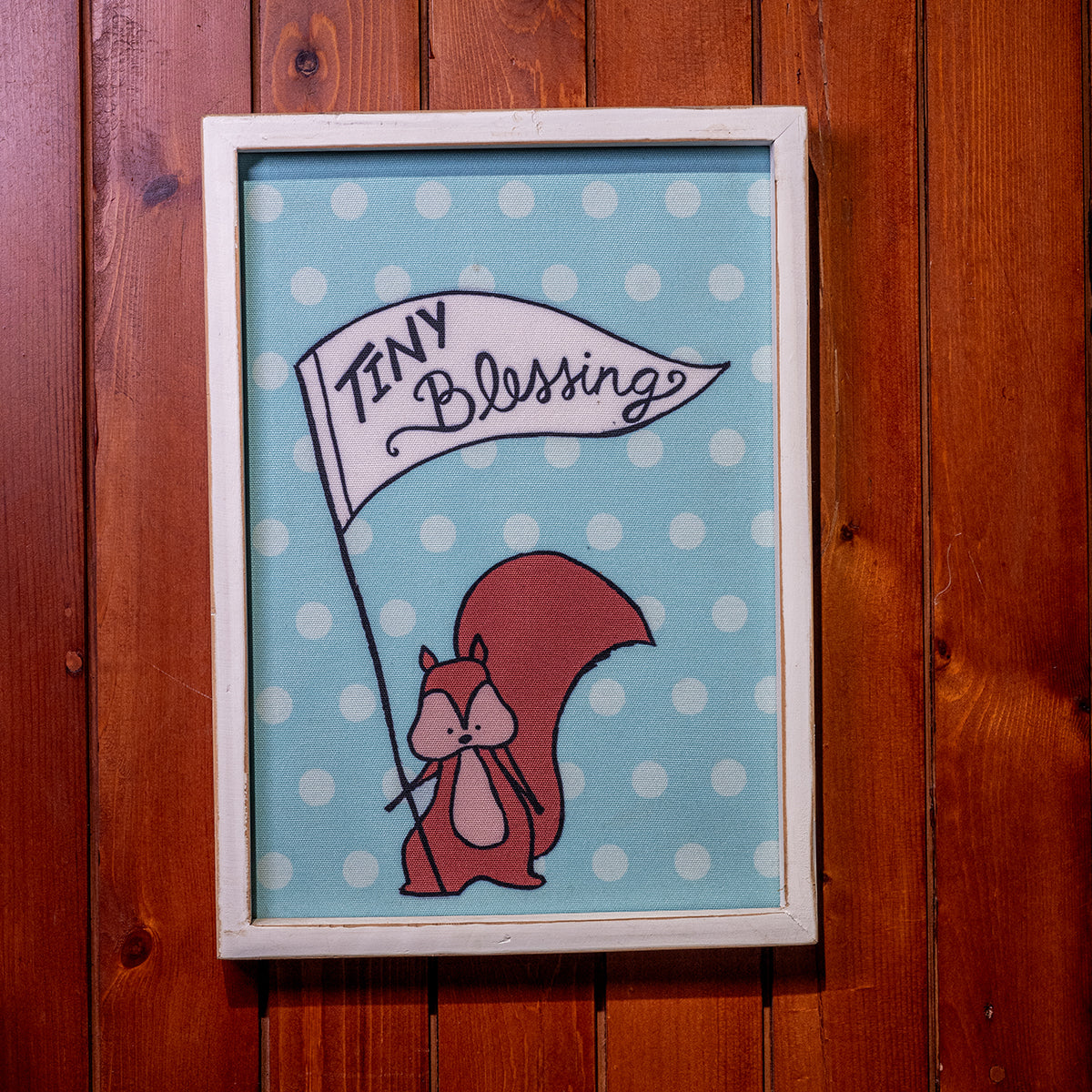 Emily Wood Framed Wall Décor "Tin Blessings" ©