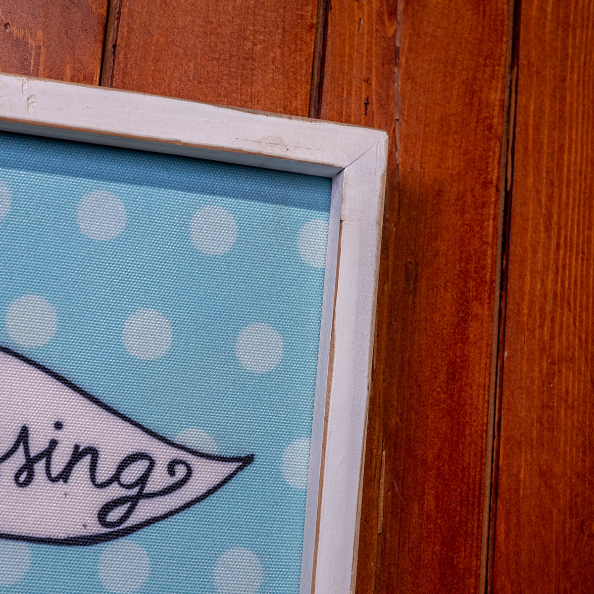 Emily Wood Framed Wall Décor "Tin Blessings" ©