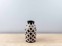 Terracotta Handmade Vase, Black