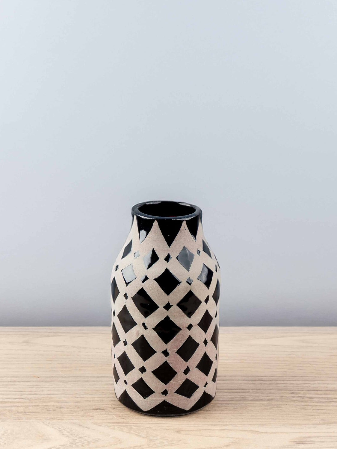 Terra-cotta Handmade Vase, Black
