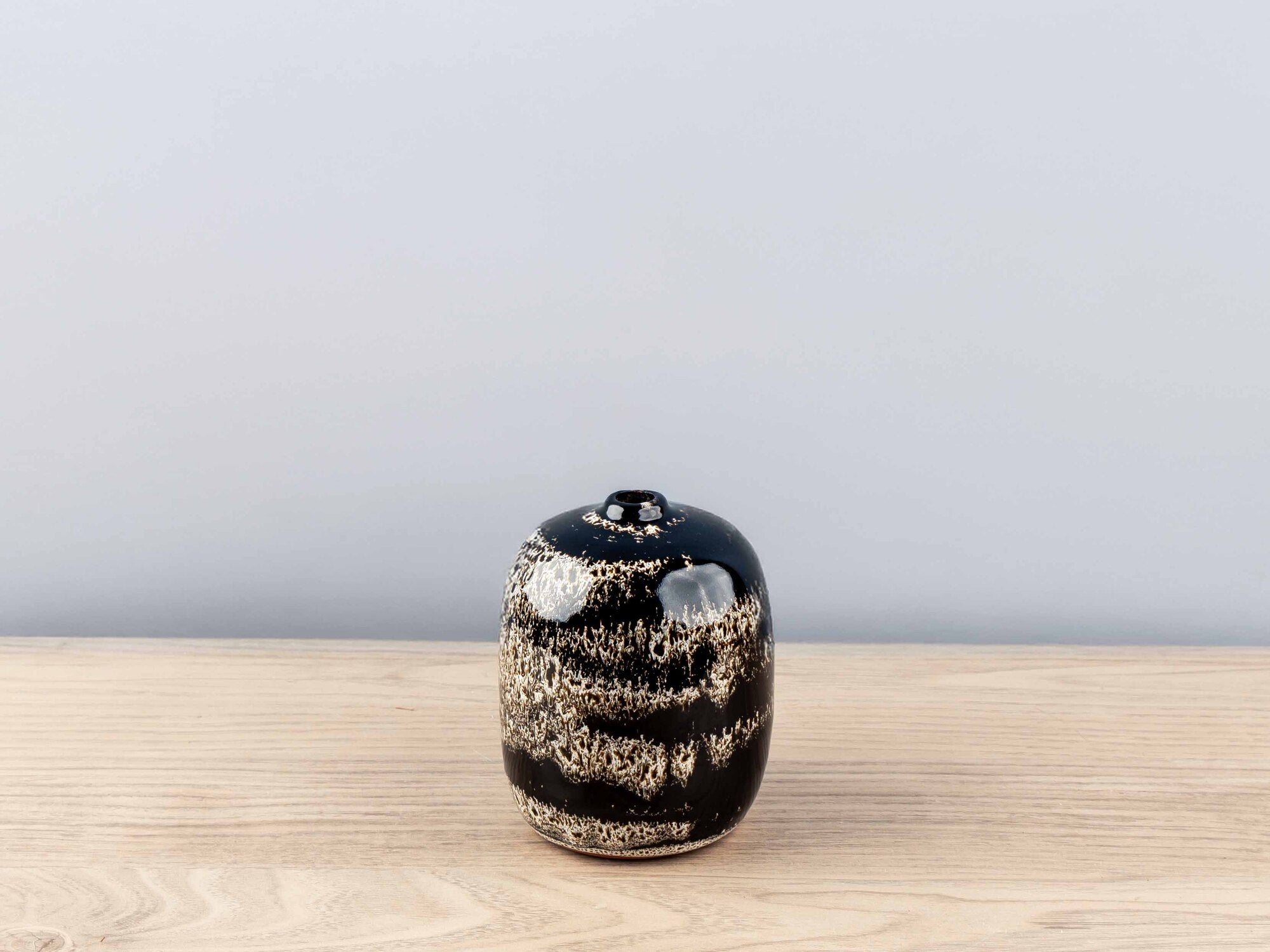 Terra-cotta Handmade Vase, Black