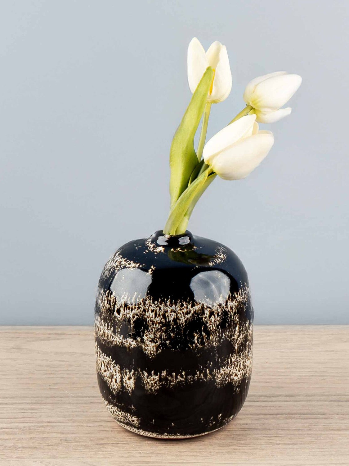 Terra-cotta Handmade Vase, Black