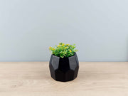 Stoneware Pot, Black