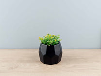 Stoneware Pot, Black