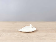 Porcelain Leaf Plate w/ Bird