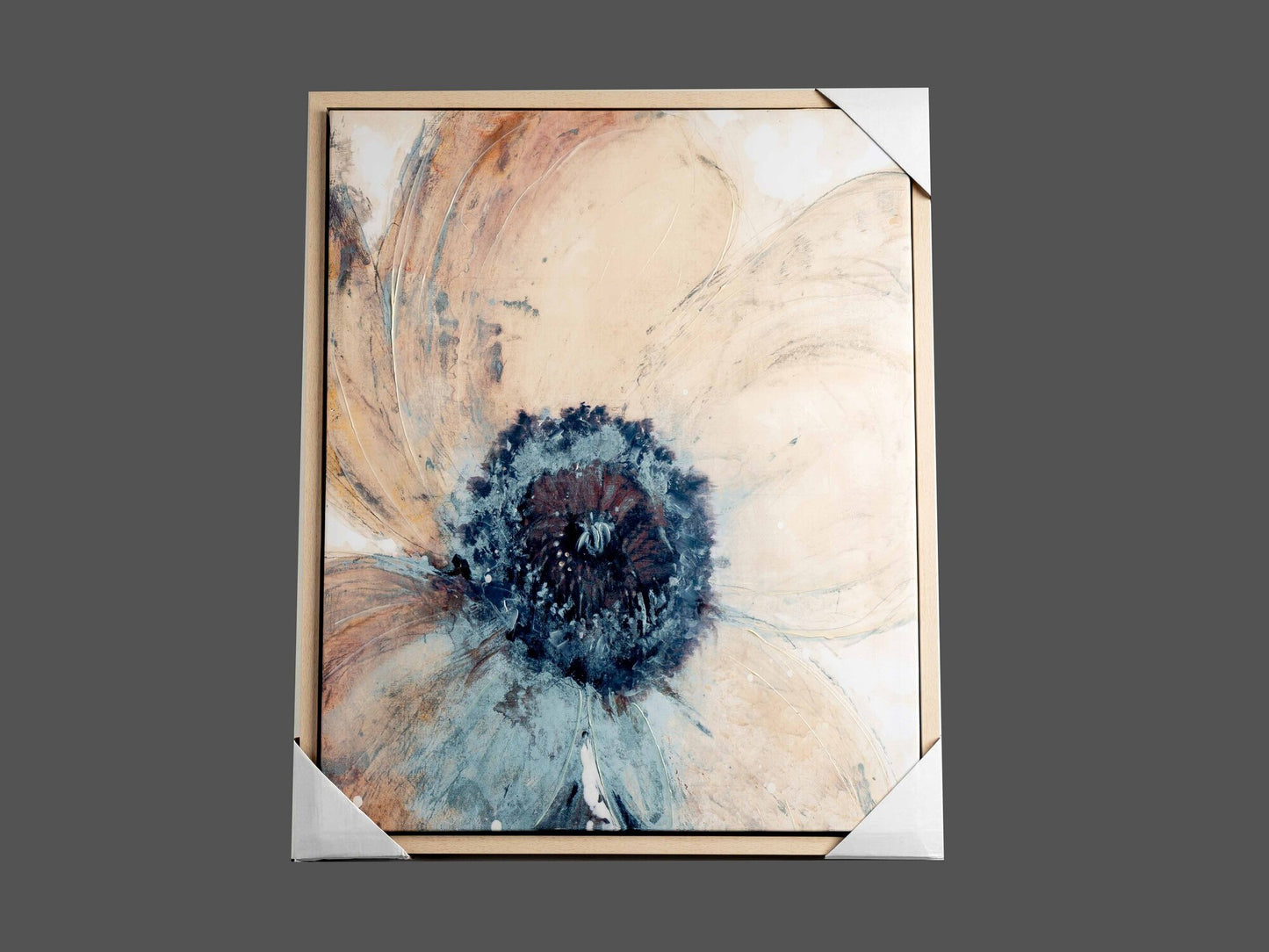 Canvas Hand- Painted Flower Wall Art, Styles 1