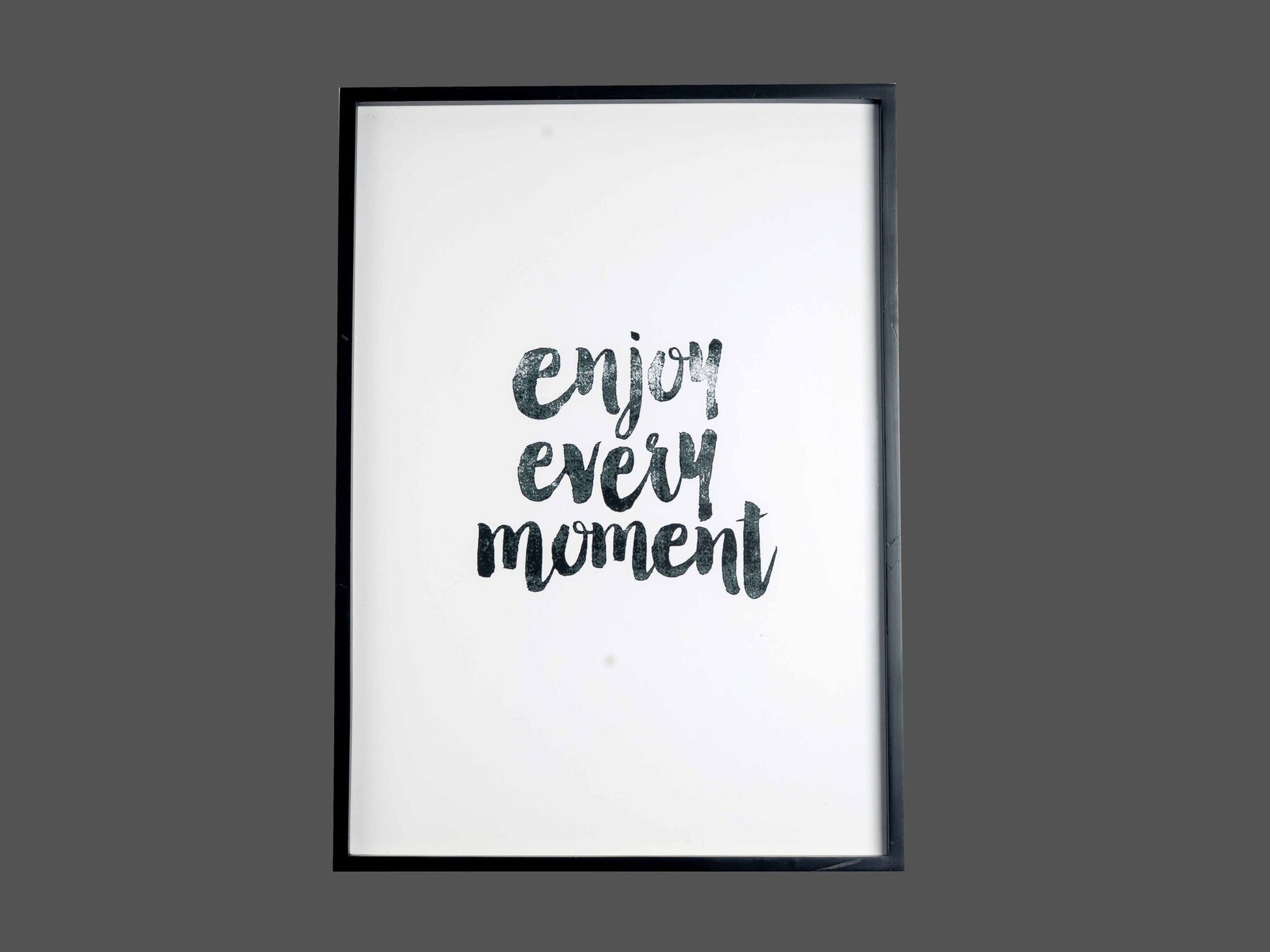 Fir Framed Wall Art w/ Tree Rings and Words Image, Styles 2