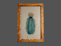 Fir Framed Wall Art w/ Cactus Pattern, Styles 4