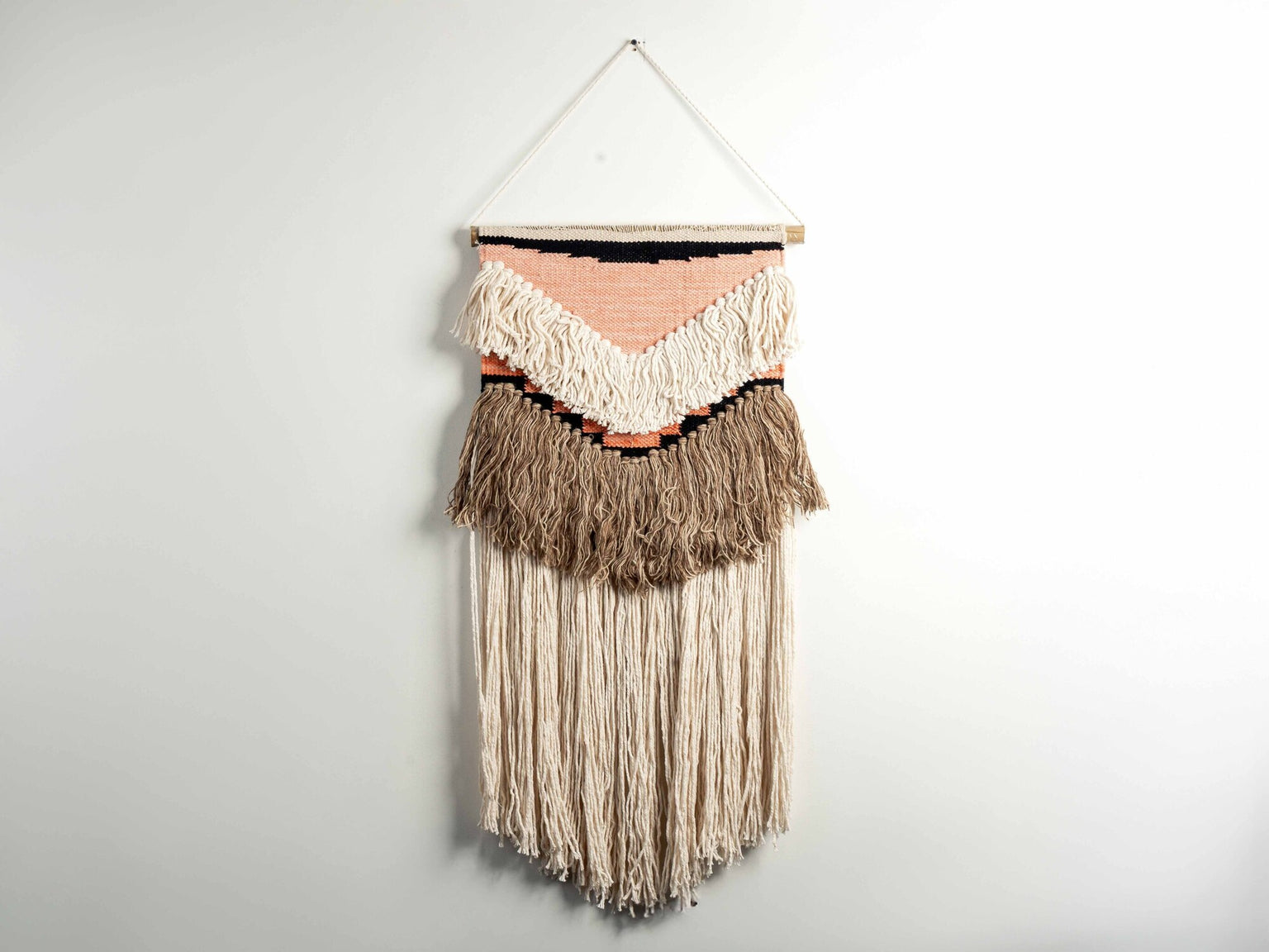 Wool &amp; Cotton Woven Wall Hanging
