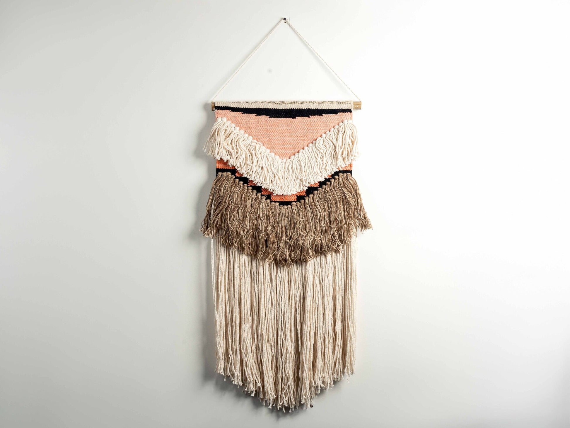 Wool &amp; Cotton Woven Wall Hanging