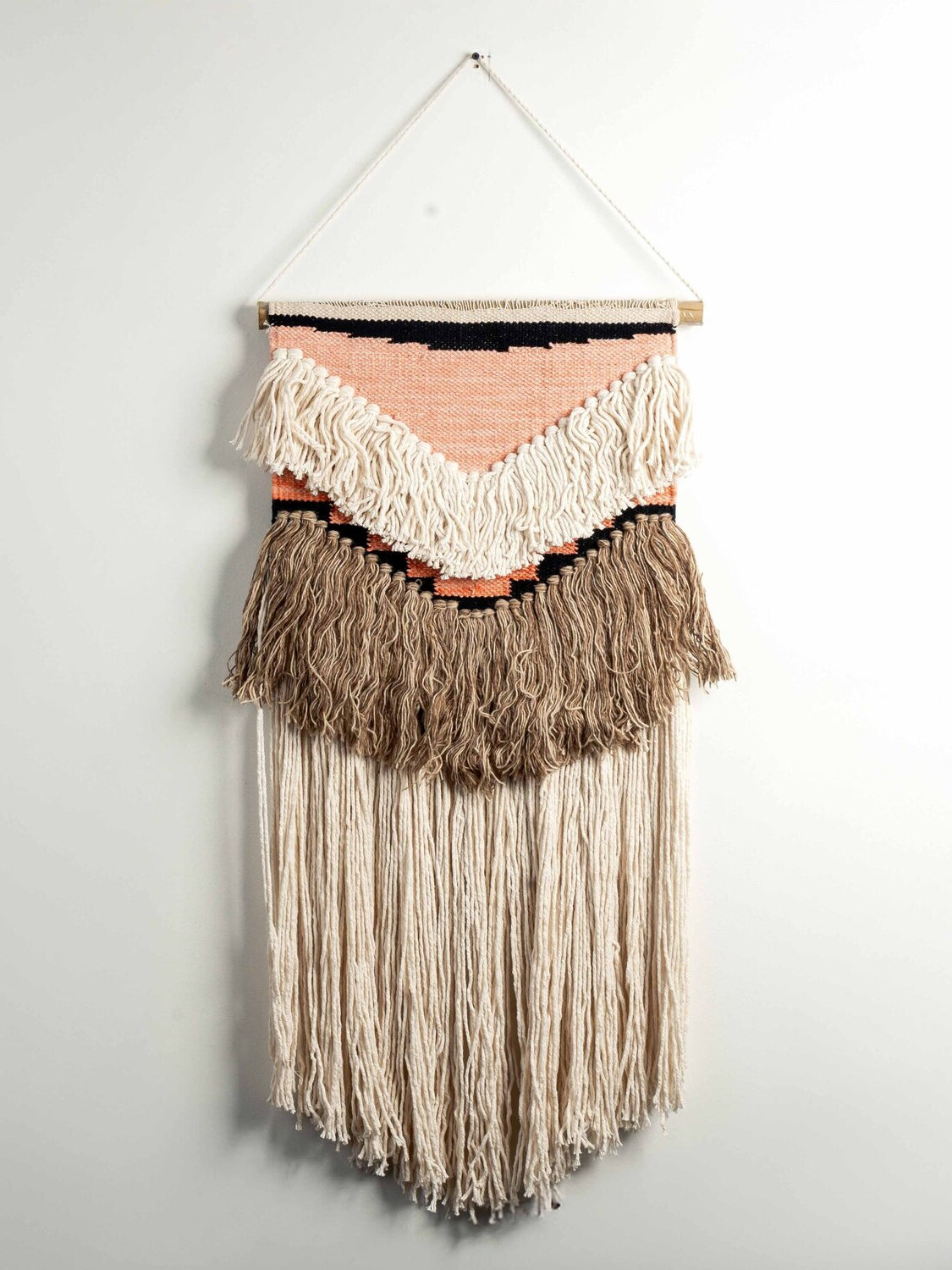 Wool & Cotton Woven Wall Hanging