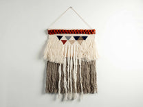 Square Wool, Kilim Pattern Wall Hanging