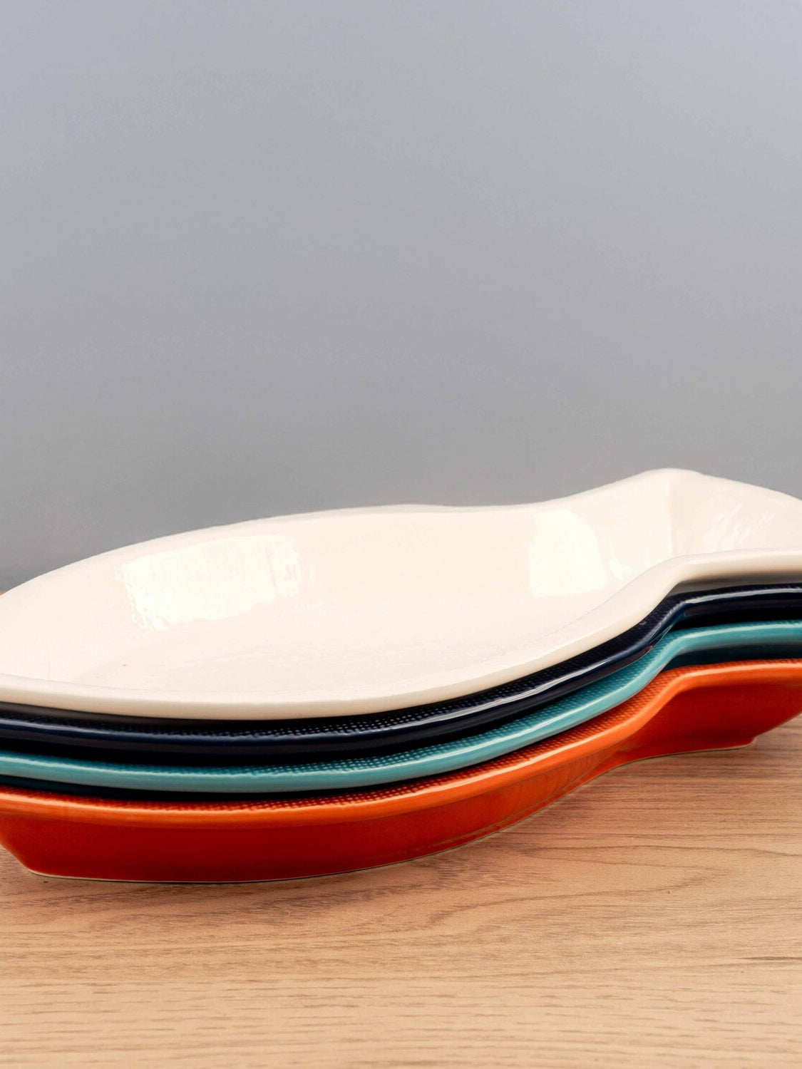 Dolomite Fish Plate, Set of 4