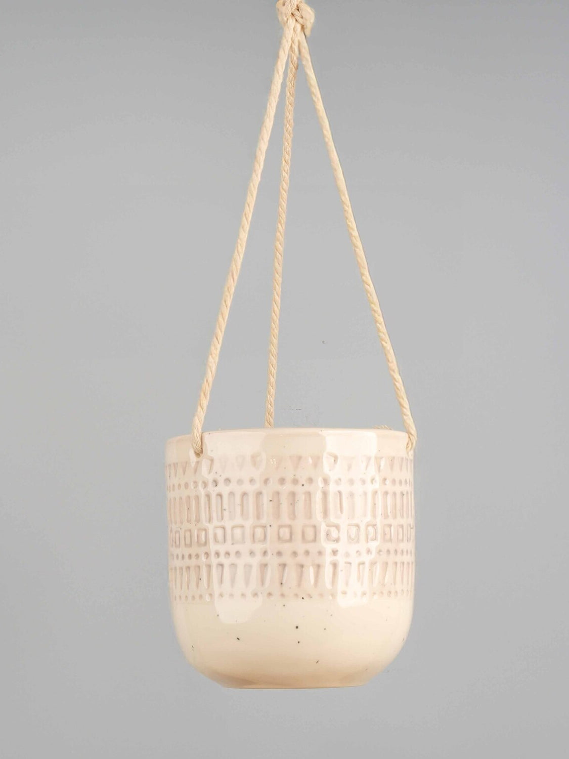 Stoneware Hanging Planter