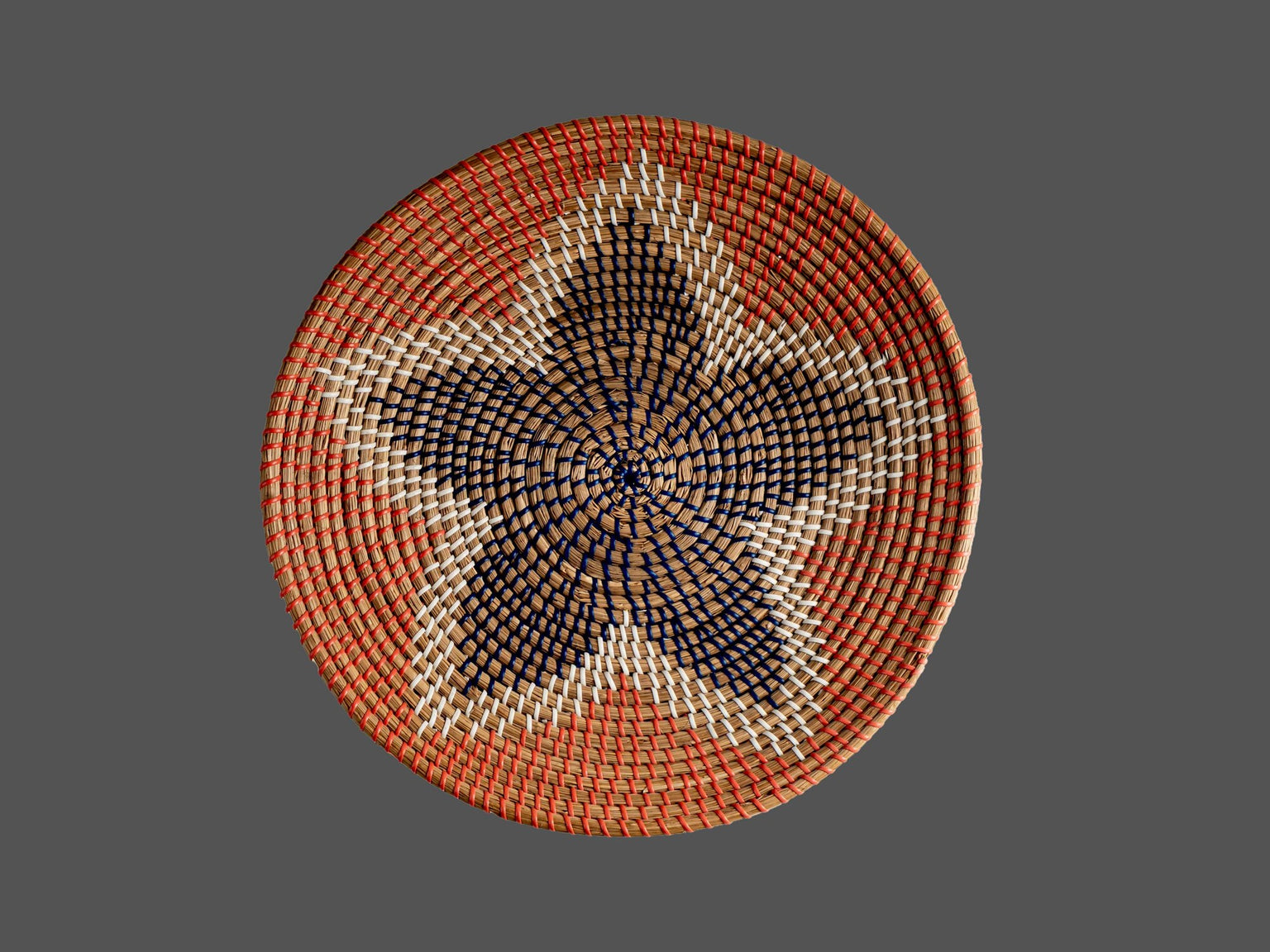 Medium Seagrass Hand-Woven Wall Basket, Styles 2