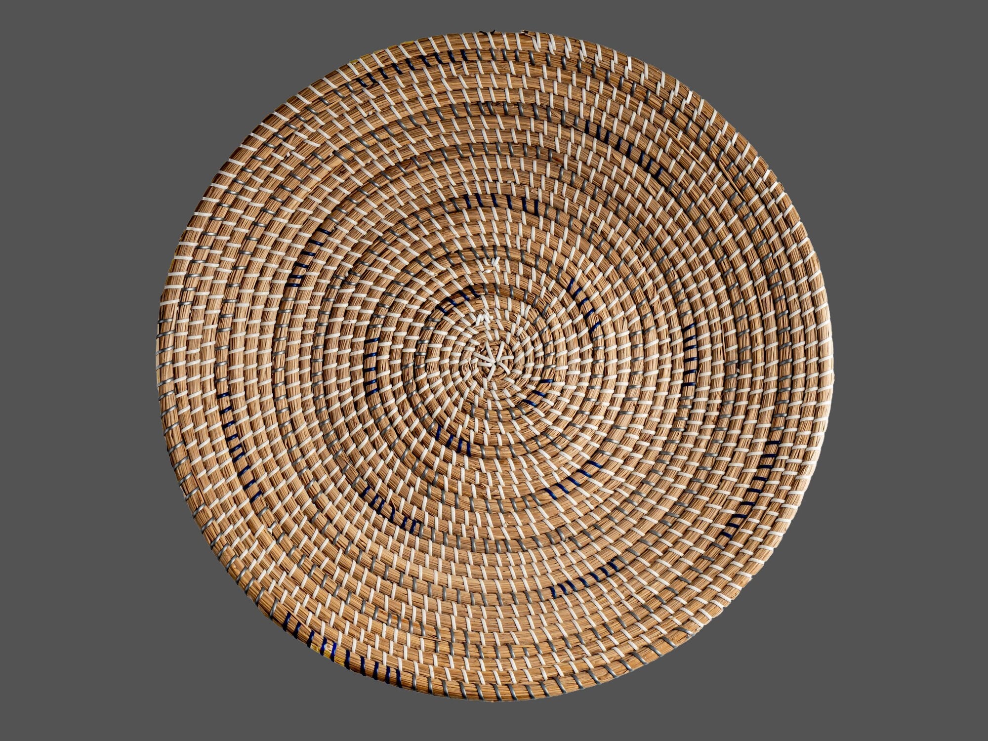 Large Seagrass Hand-Woven Wall Basket, Styles 1