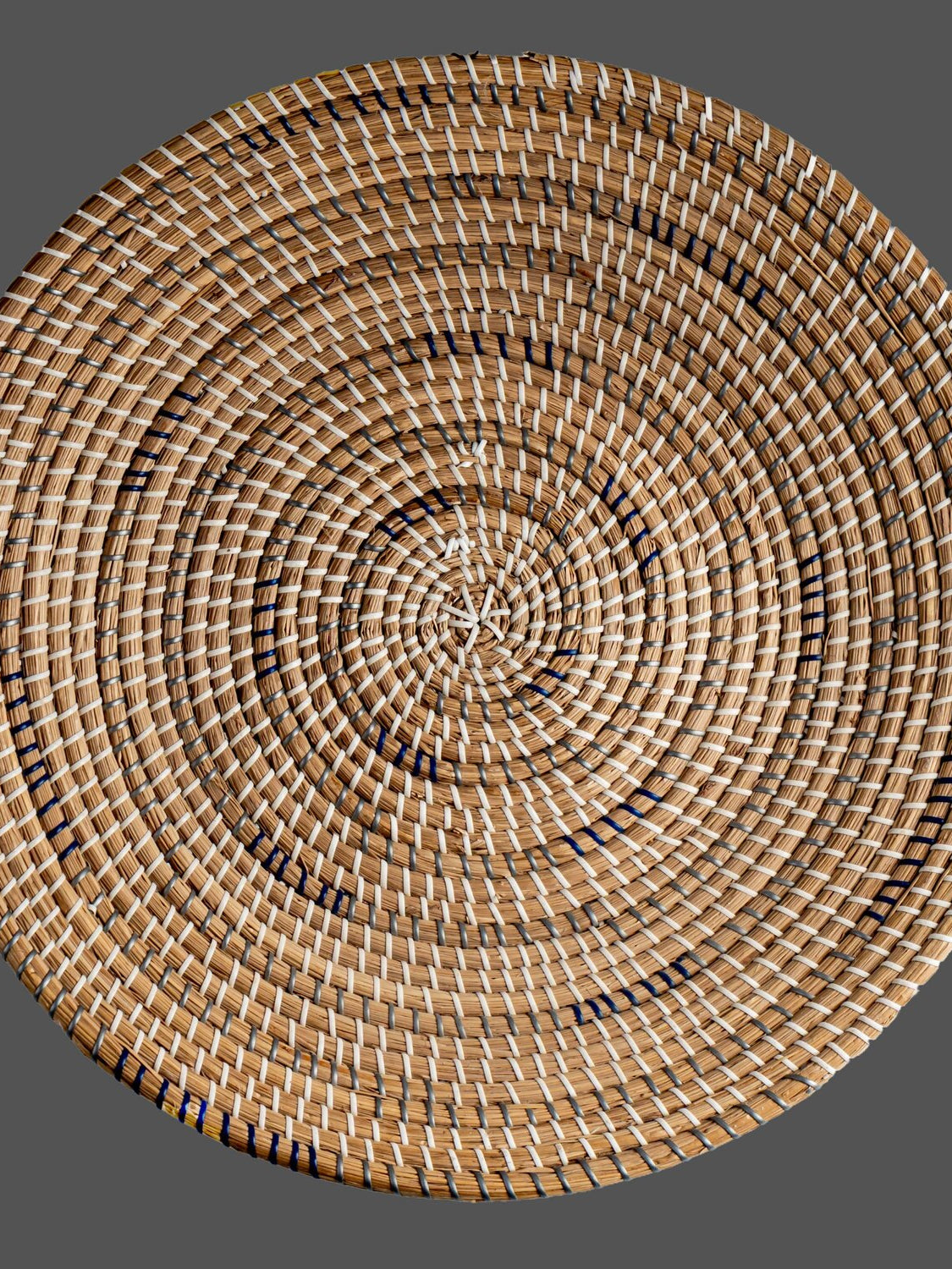 Large Seagrass Hand-Woven Wall Basket, Styles 1