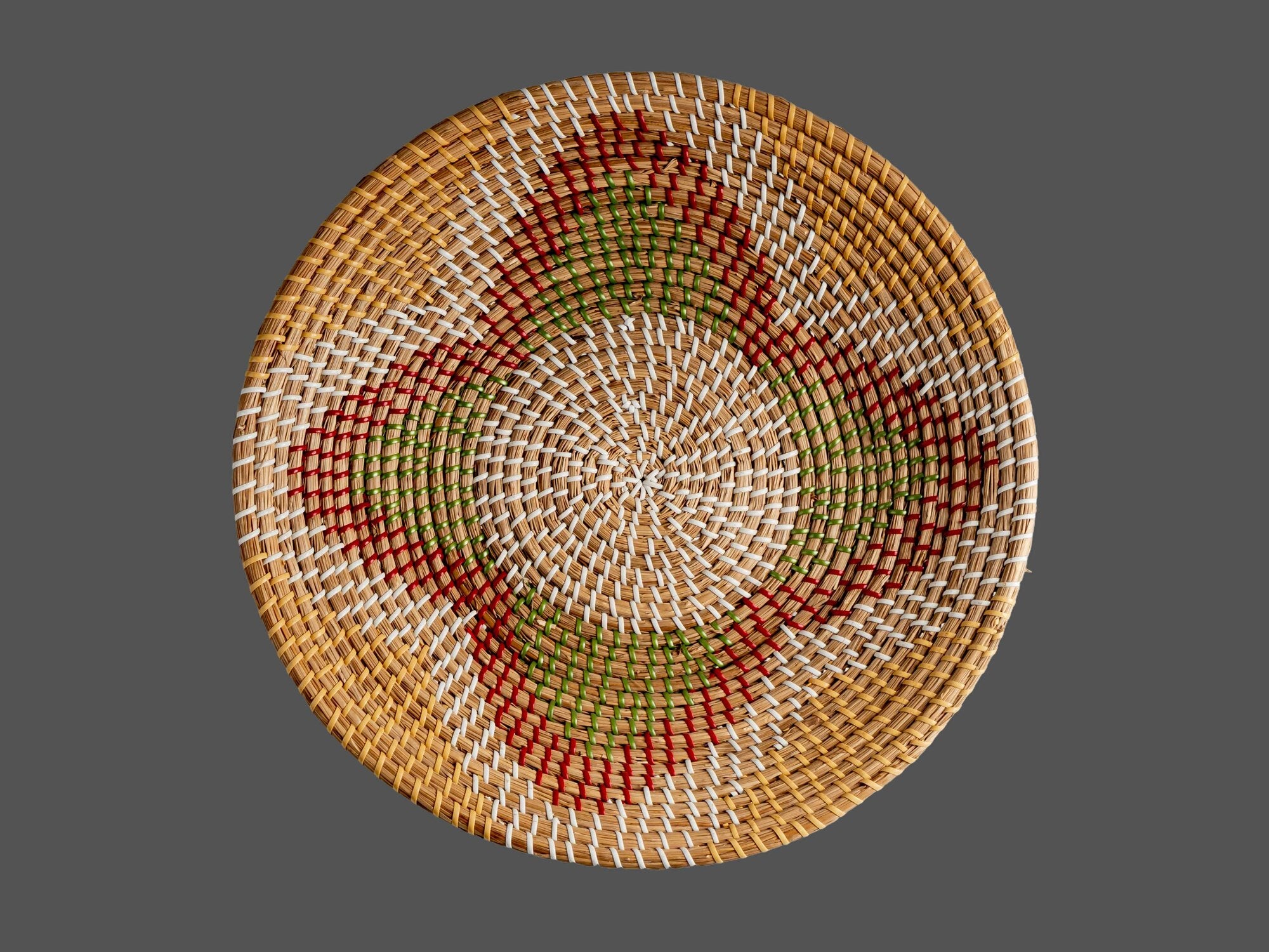Medium Seagrass Hand-Woven Wall Basket, Styles 1
