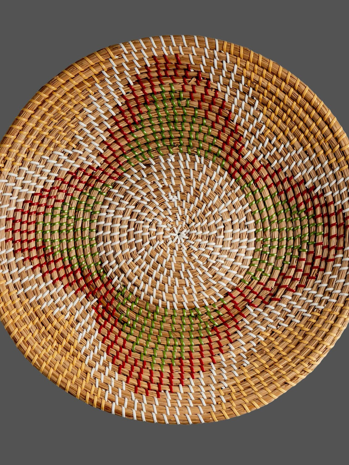 Medium Seagrass Hand-Woven Wall Basket, Styles 1