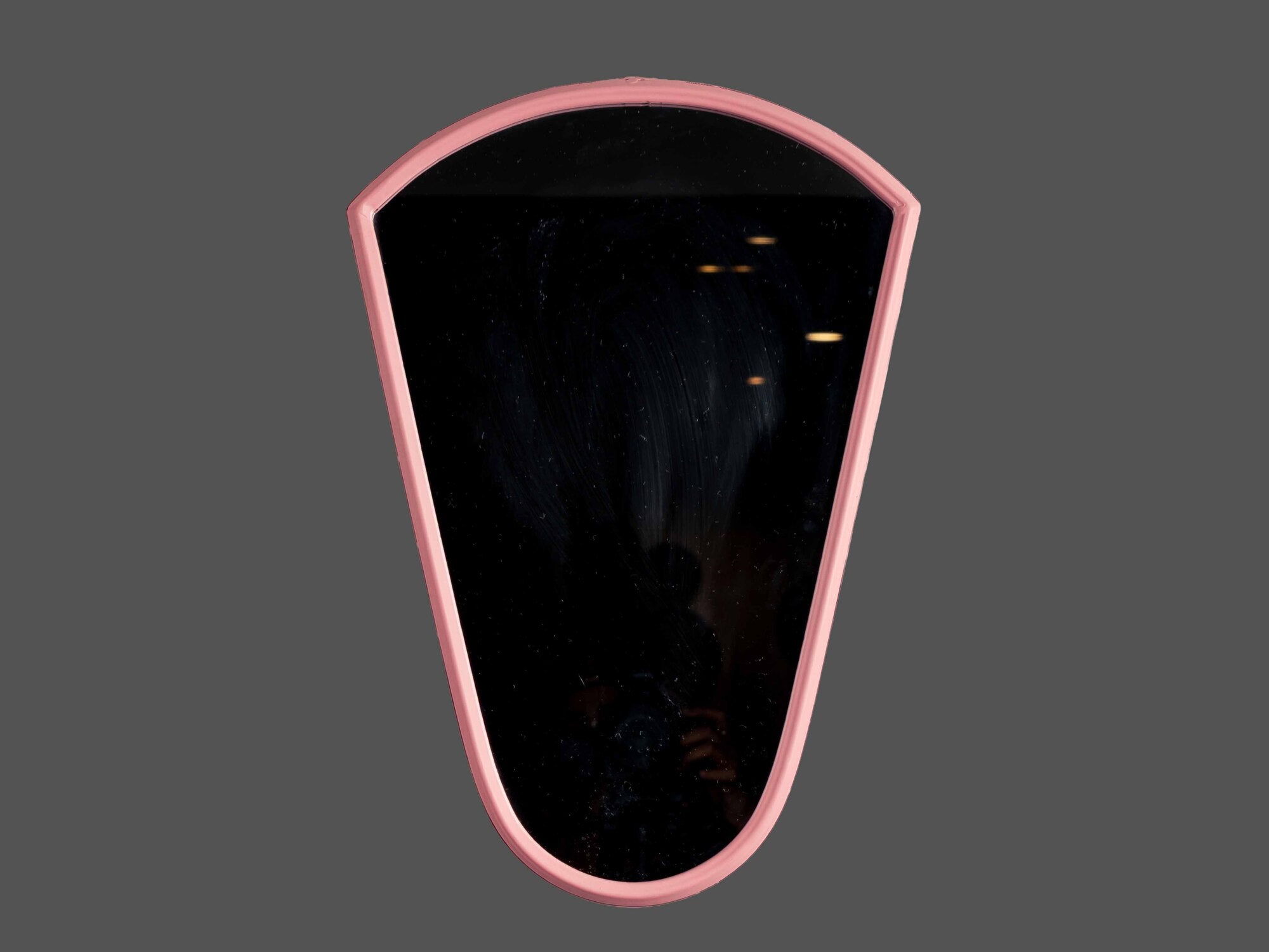 Metal Framed Wall Mirror, Pink