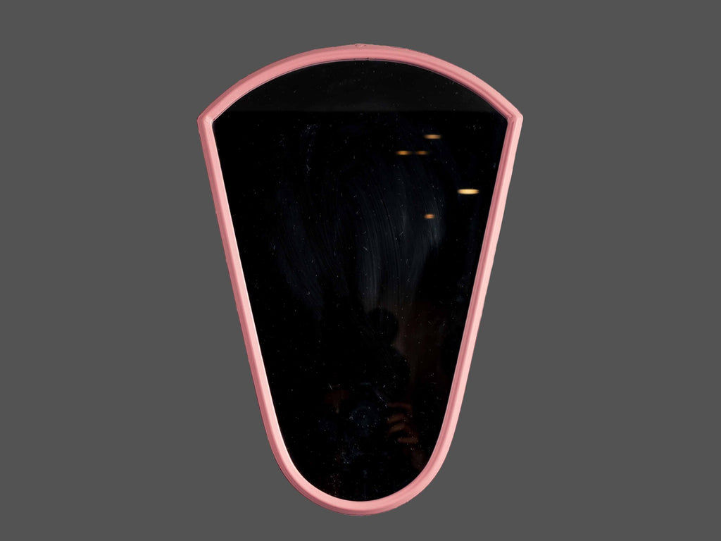 Metal Framed Wall Mirror, Pink