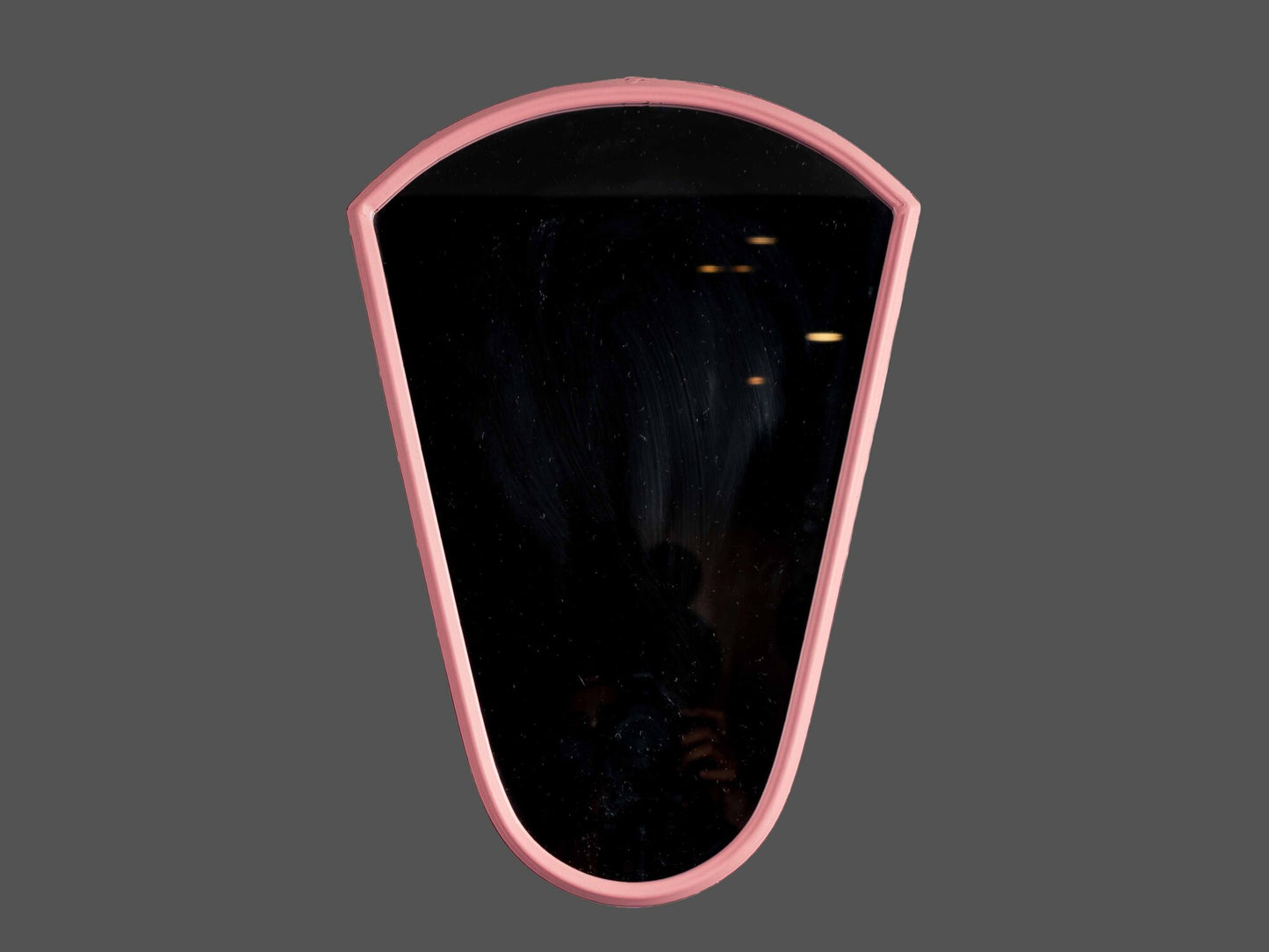 Metal Framed Wall Mirror, Pink