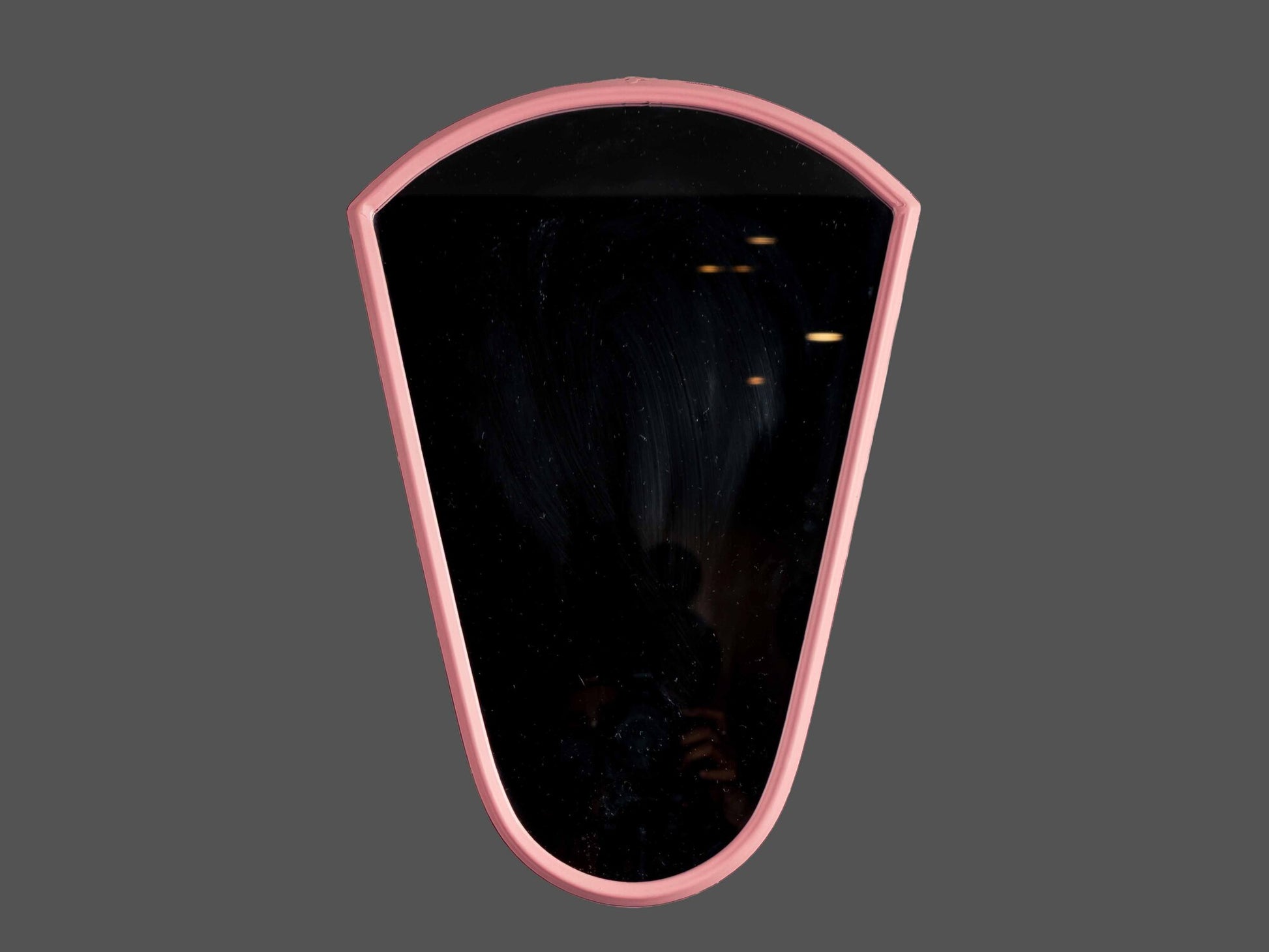 Metal Framed Wall Mirror, Pink