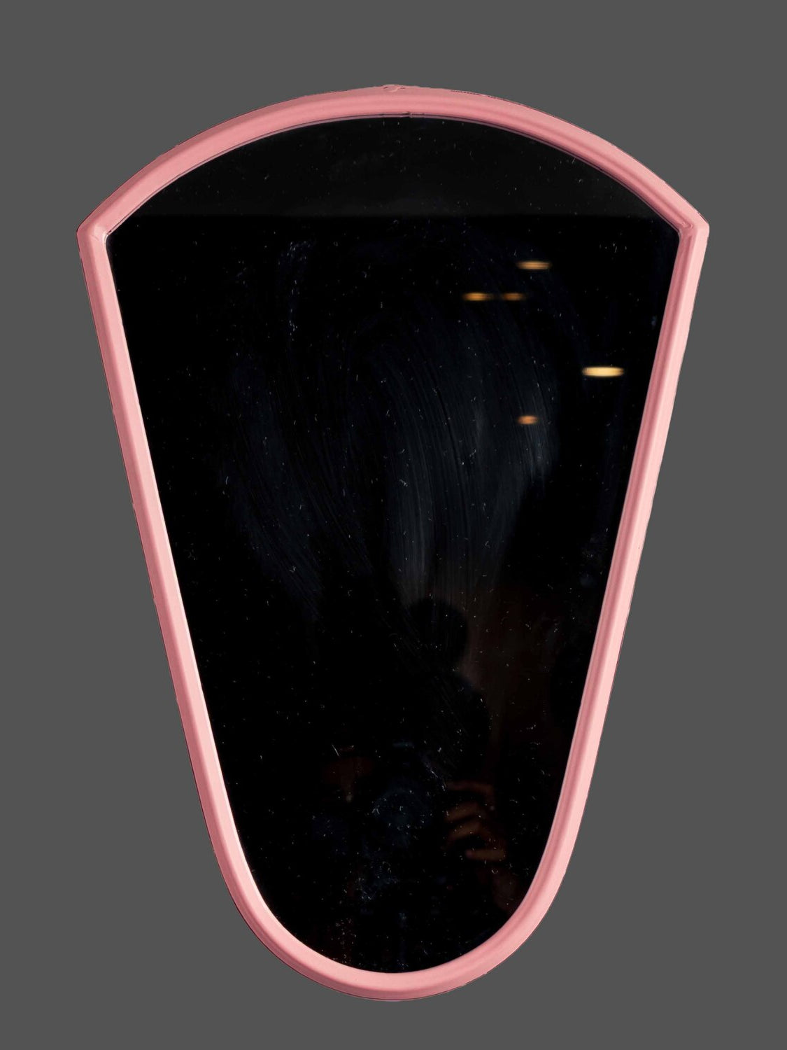 Metal Framed Wall Mirror, Pink