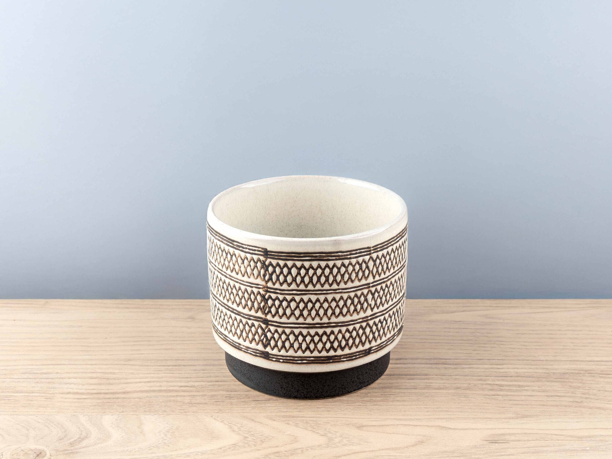 Stoneware Planters, Set of 2