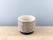 Stoneware Planters, Set of 2