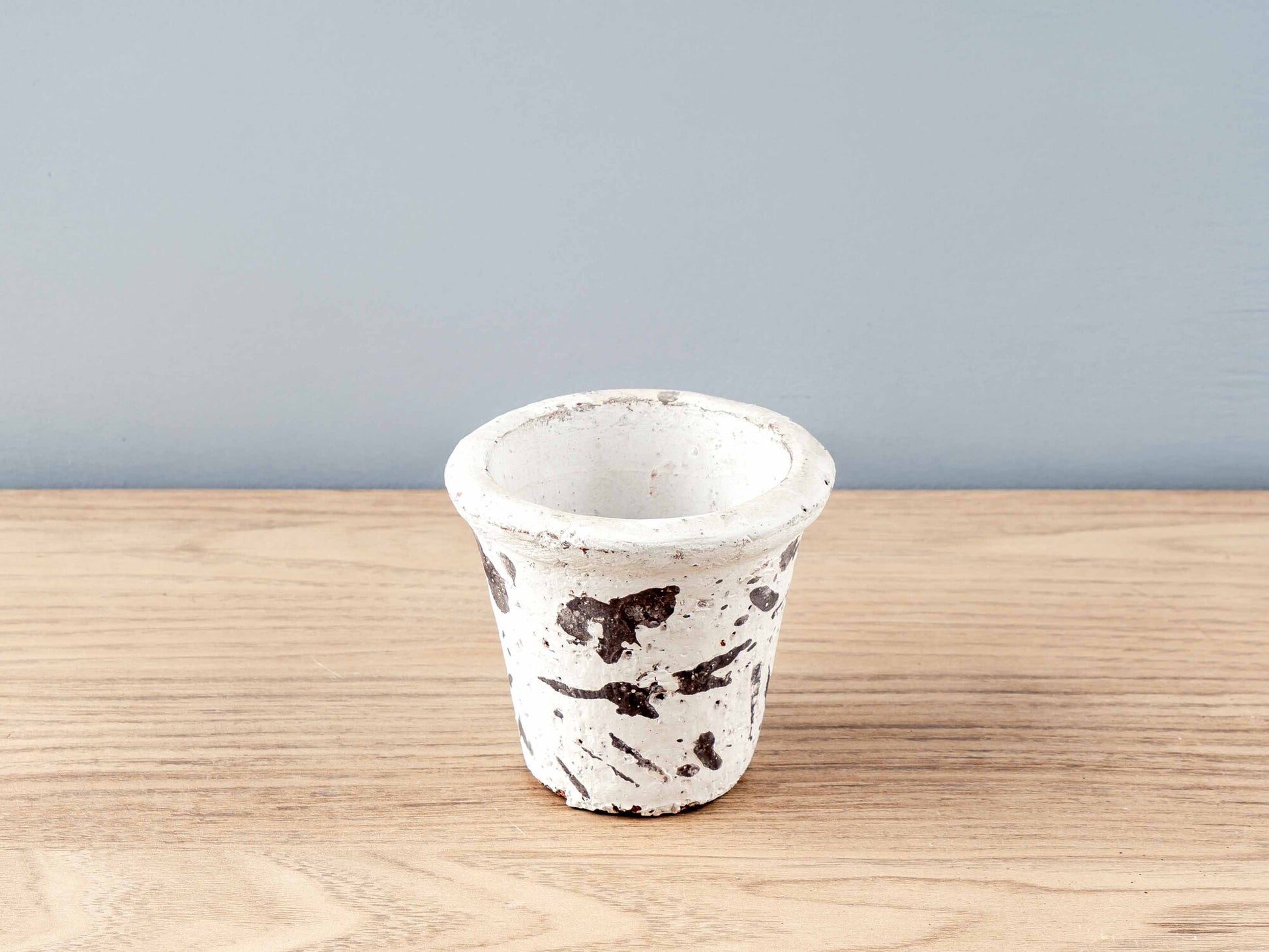 Clay Pot, Distressed Finish, 4 Styles, Holds 3" Pot (Each One Will Vary)