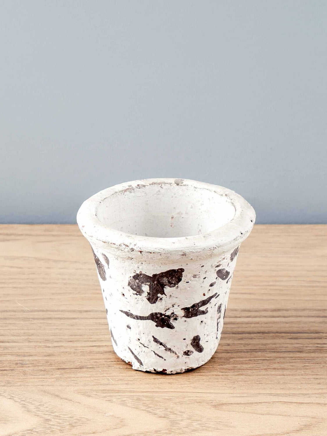 Clay Pot, Distressed Finish, 4 Styles, Holds 3" Pot (Each One Will Vary)