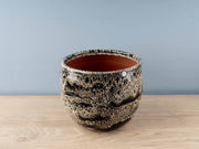 Terra-cotta Handmade Planter, Black