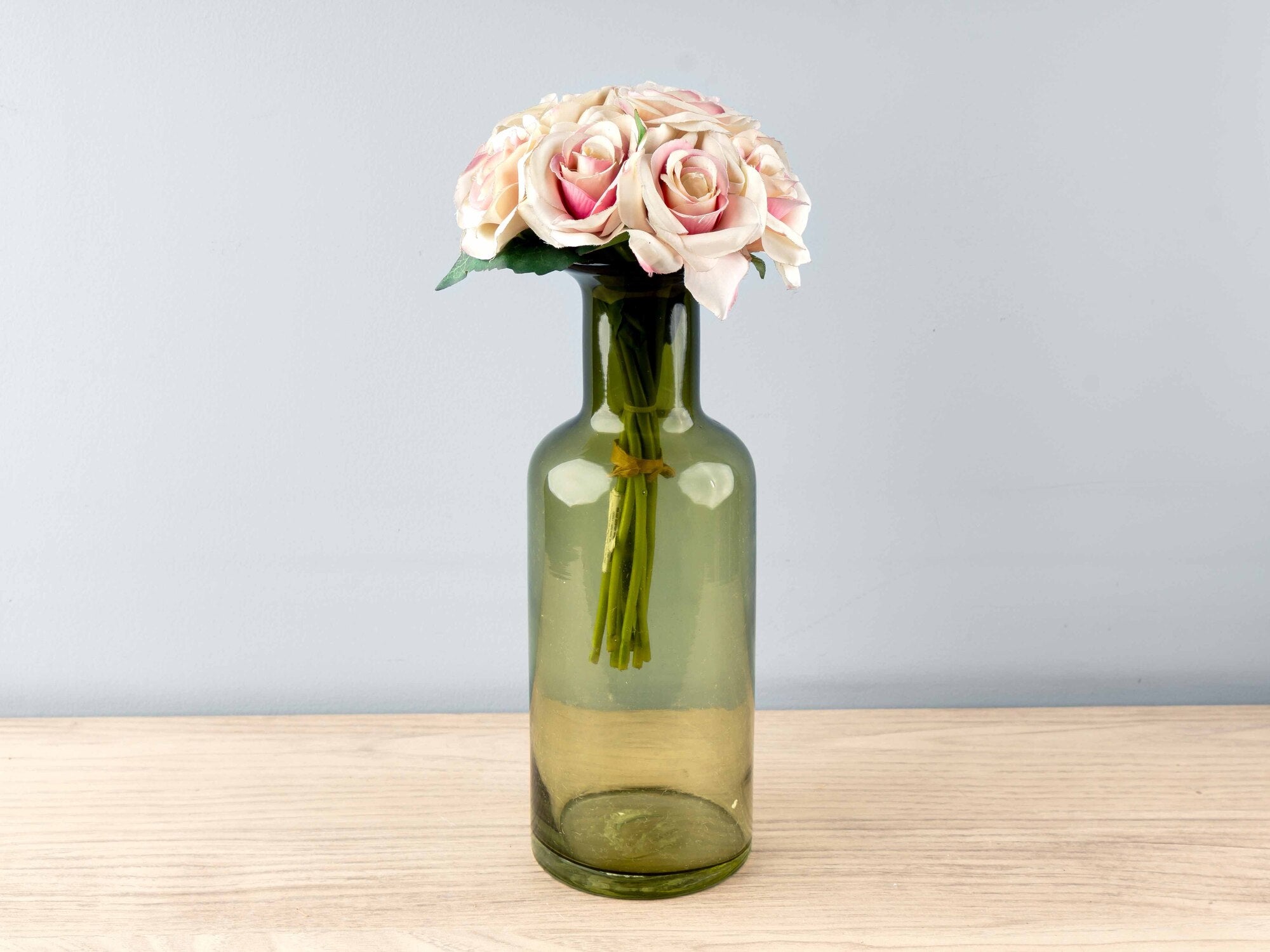Glass Vase, Dark Green, Small