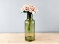 Glass Vase, Dark Green, Small