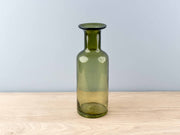 Glass Vase, Dark Green, Small