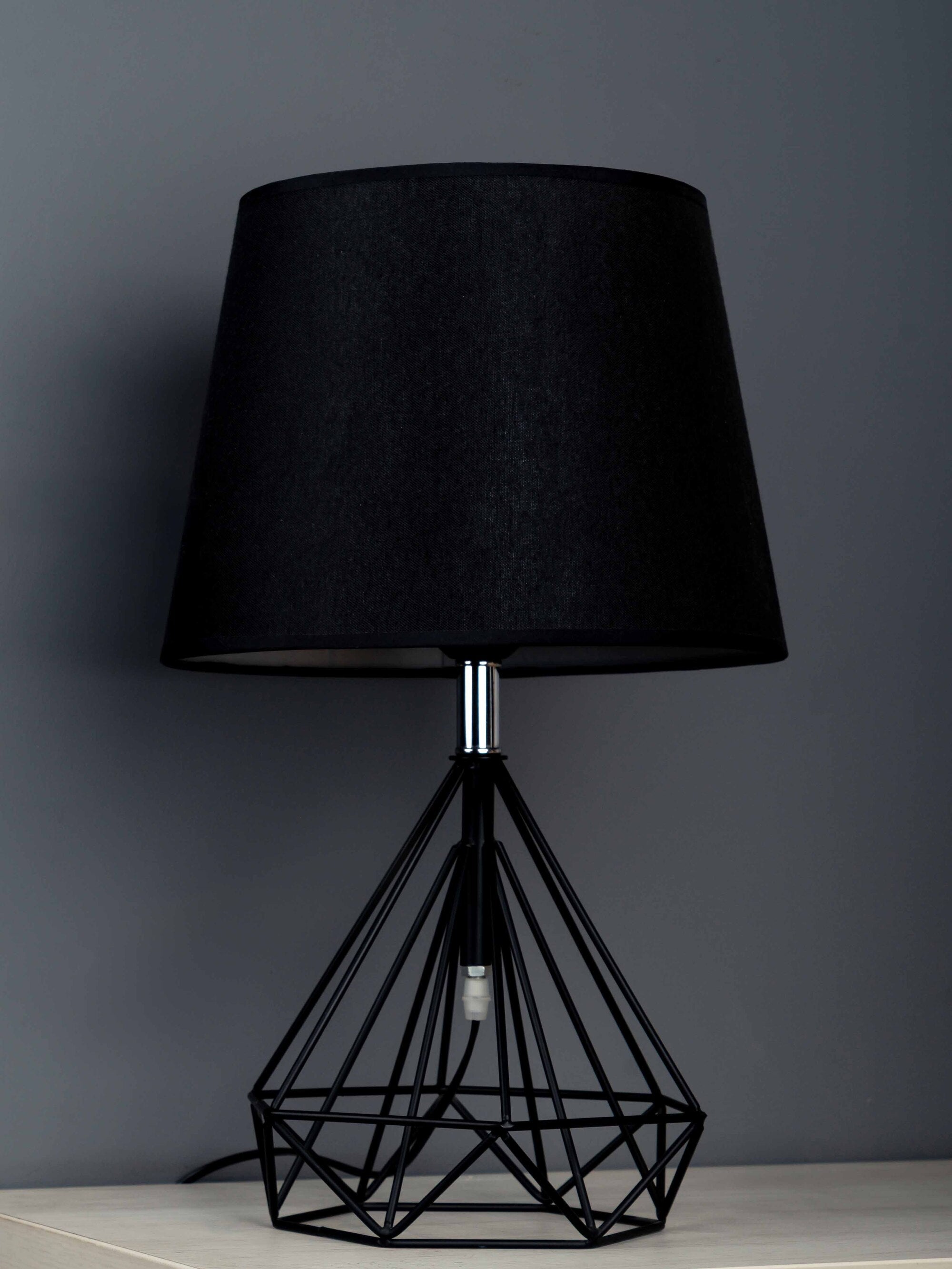 Origami Black Lamp