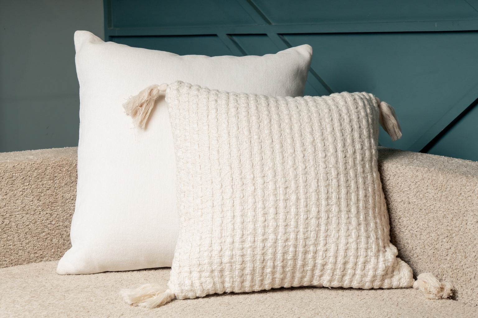 Ivory Texture With Tassle