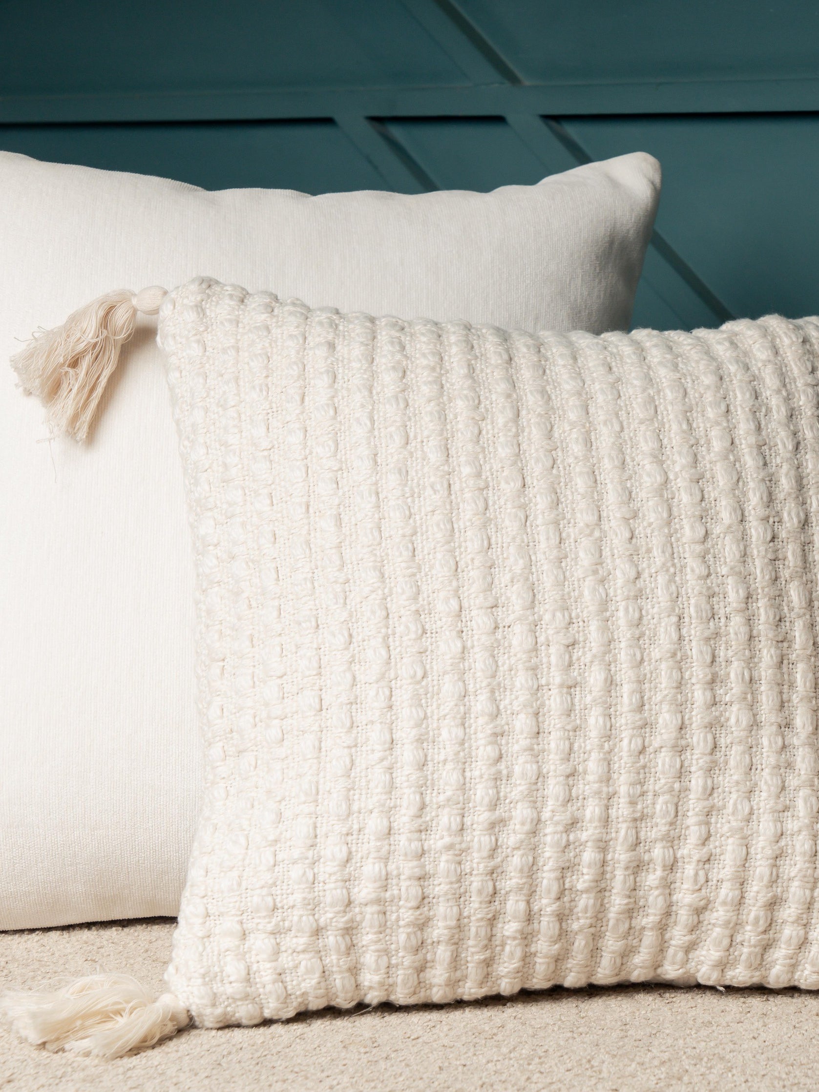 Ivory Texture With Tassle