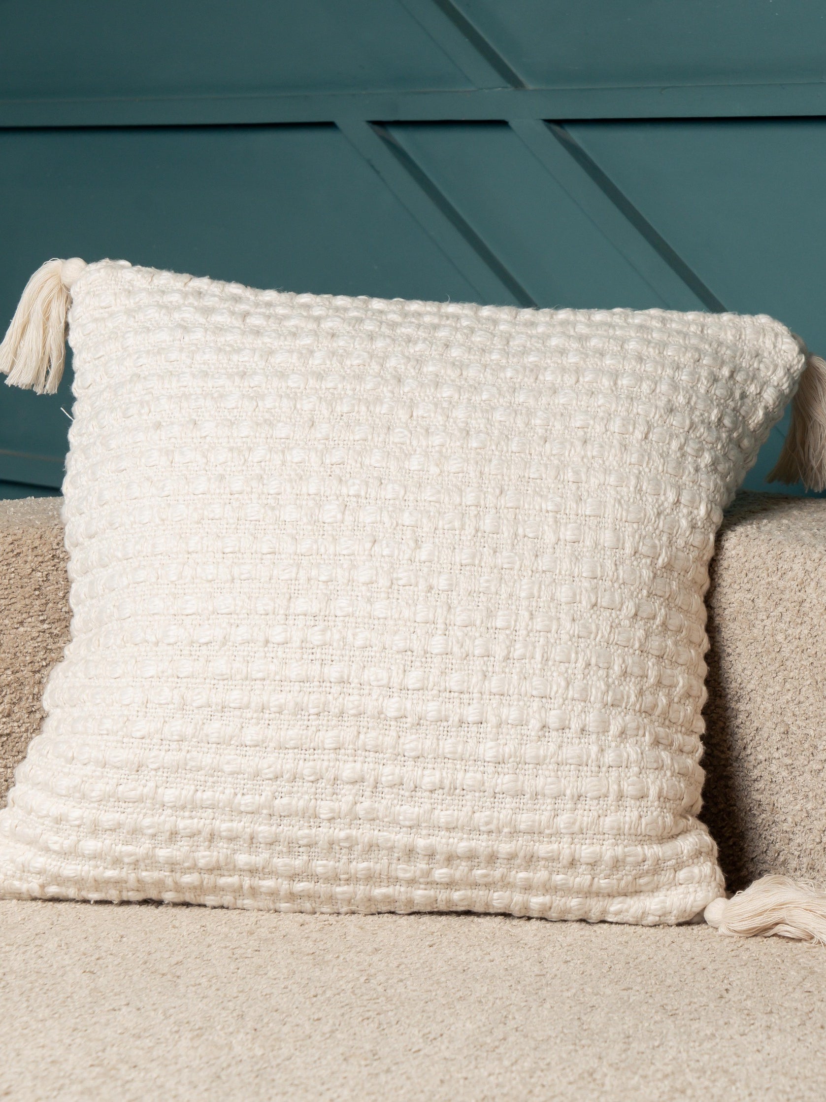 Ivory Texture With Tassle