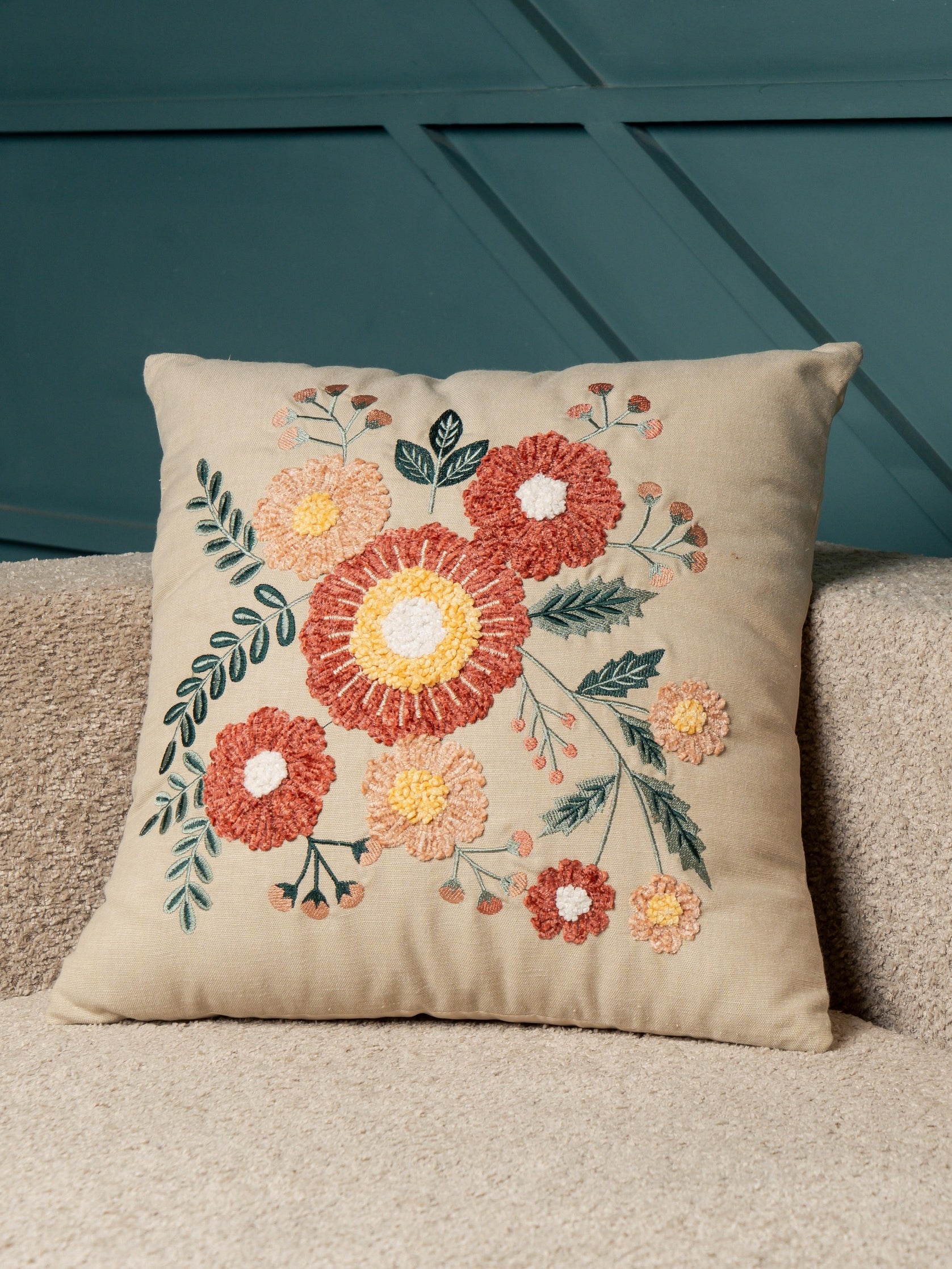 Pink Floral Embroidery