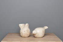 Ceramic Bird w/ Floral Decal