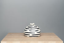 Dolomite Box W/ Polka Dots And Stripes, Black &amp; White, Styles 2