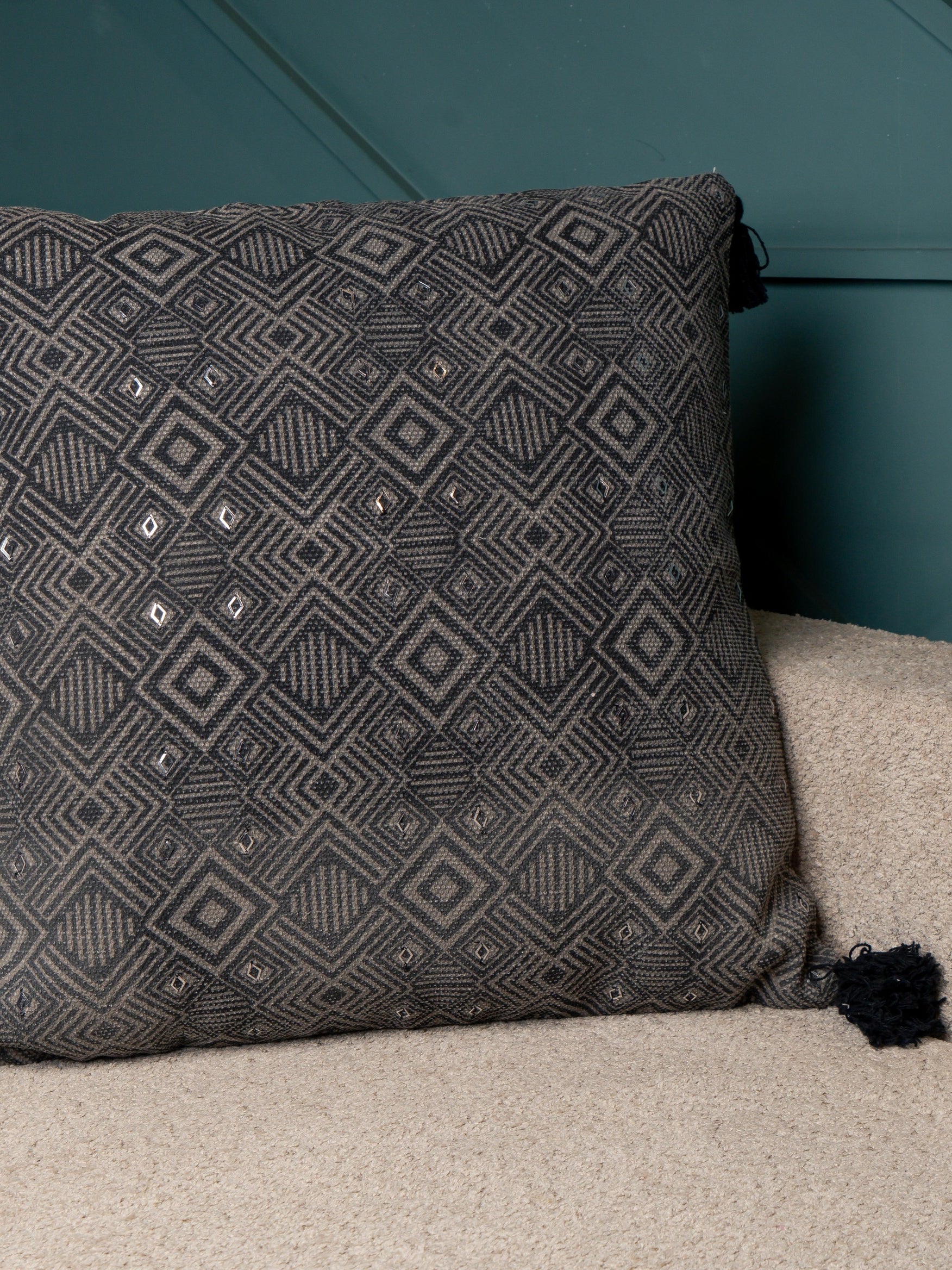 Printed Emb Sham Set of 2