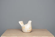 Ceramic Bird w/ Floral Decal