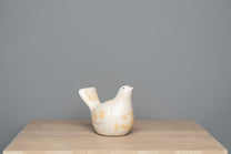 Ceramic Bird w/ Floral Decal